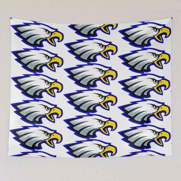 Item preview, Blue and White Eagle Mascot Logo designed and sold by SEEphotos7171.