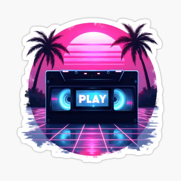 Item preview, Nostalgic Retro VHS Cassette designed and sold by FunCartoonSpot.