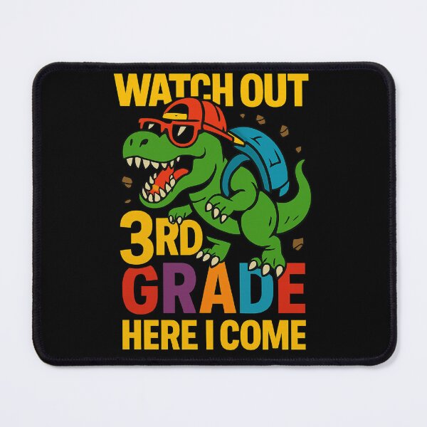 Item preview, 3rd Grade Dinosaur Back to School designed and sold by SpeakingPrint2.