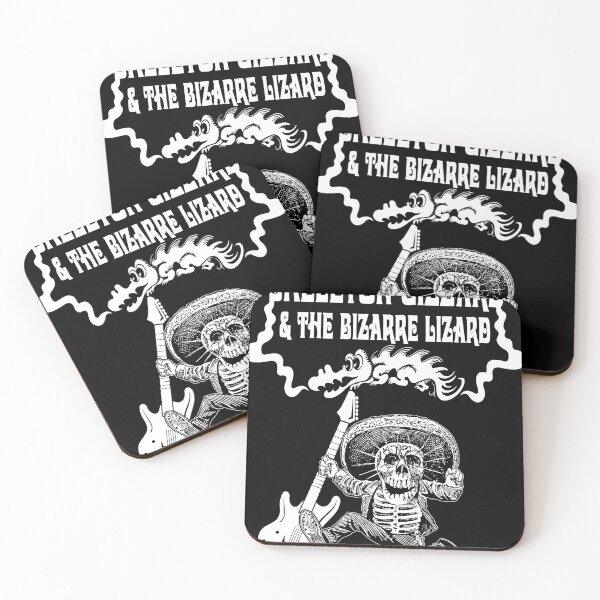 Item preview, king gizzard Skeleton lizard wizard designed and sold by RyanTee-Awesome.
