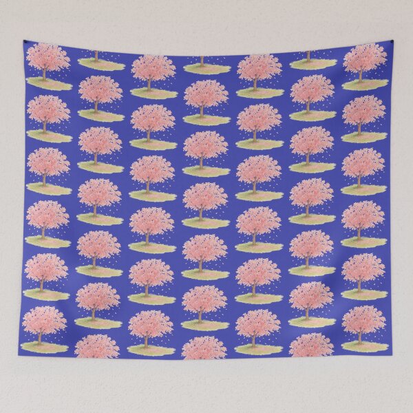 Item preview, Blooming Sakura Tree and Falling Petals designed and sold by IraBum.