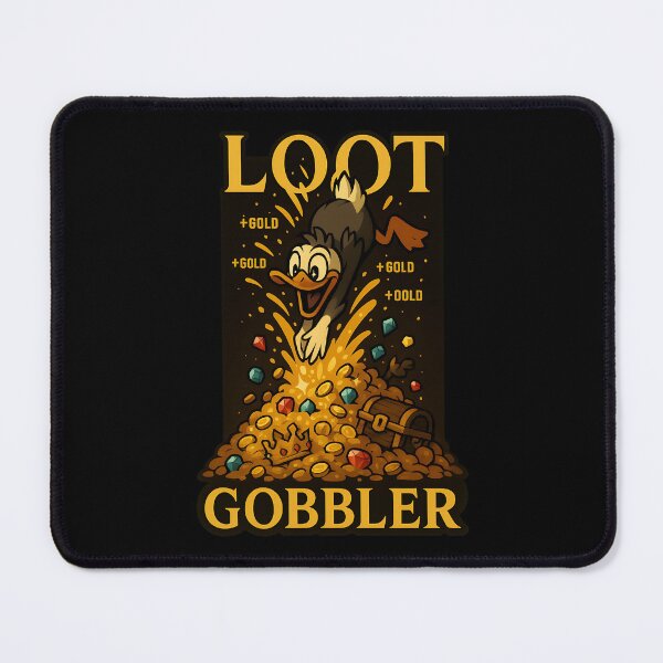 Item preview, Loot Gobbler Treasure Hoarding Duck Design designed and sold by TeeTimeTreasure.