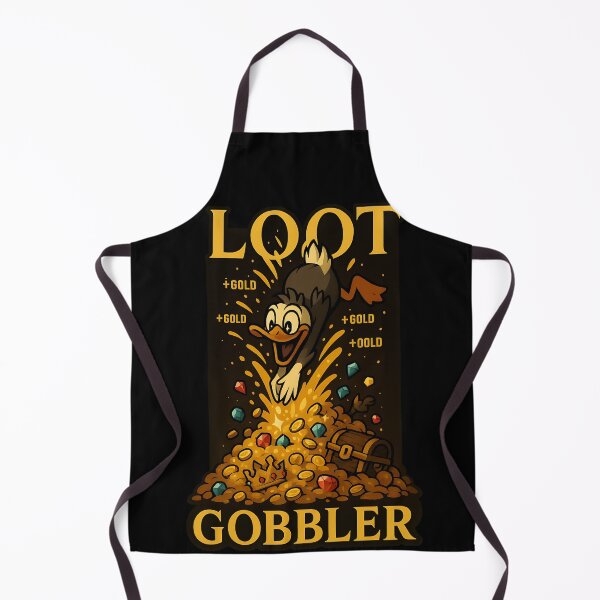 Item preview, Loot Gobbler Treasure Hoarding Duck Design designed and sold by TeeTimeTreasure.
