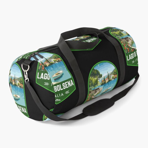 Item preview, Lago Di Bolsena in Latium, Italy Vintage Travel Art Badge designed and sold by MaateoDesign.