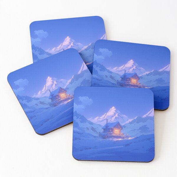 Item preview, Snowy Cabin in the Alpine Winter designed and sold by Christian Weiss.