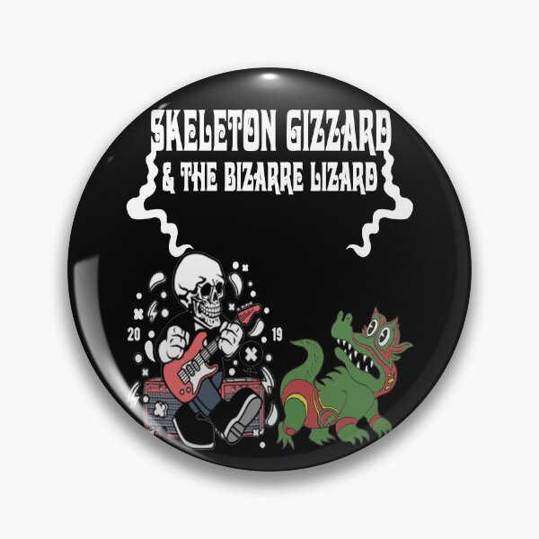 Item preview, Funny king gizzard Skeleton lizard wizard designed and sold by RyanTee-Awesome.