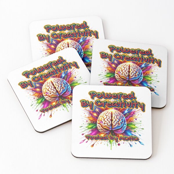 Item preview, Powered by Creativity, Fueled by ADHD designed and sold by MomParentADHD.
