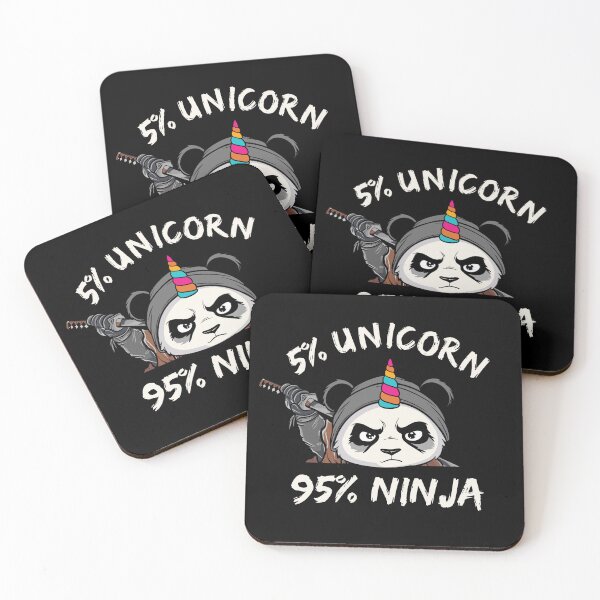 Item preview, Unicorn Ninja Panda designed and sold by HimayaStudio.