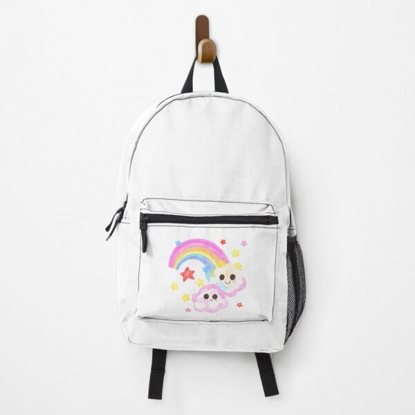Item preview, Kawaii Rainbow with Happy Clouds & Stars designed and sold by ZoTo-Studio.