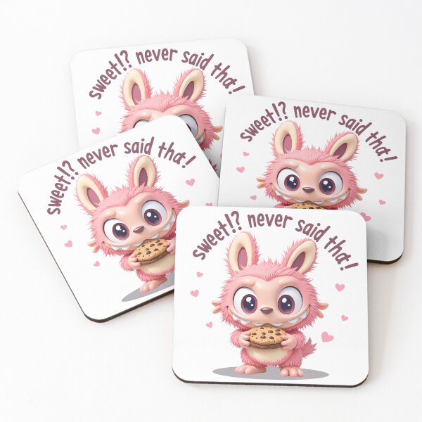 Item preview, Labubu Monster Tee - "Sweet? Never Said That." Bunny‑Cookie Grin Shirt designed and sold by RevGuard.