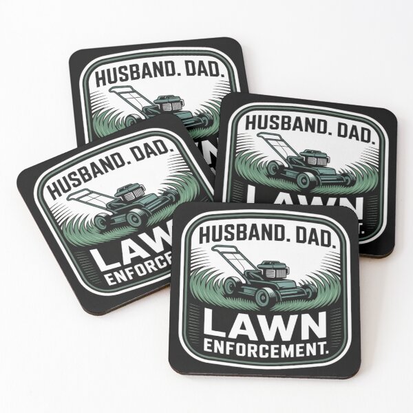 Item preview, Husband. Dad. Lawn Enforcement. designed and sold by theartfulaspie.