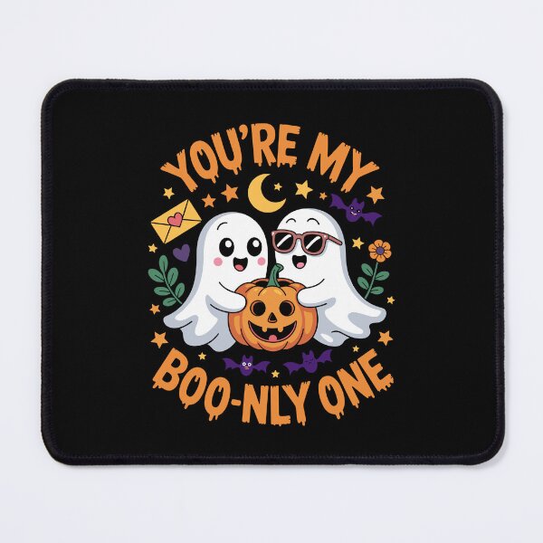 Item preview, You're My Boo-nly One Cute Ghosts Halloween Couple Design designed and sold by Serbin.