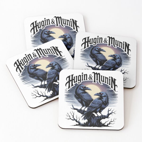 Item preview, Hugin and Munin – Odin’s Ravens Design designed and sold by Hans-Design.