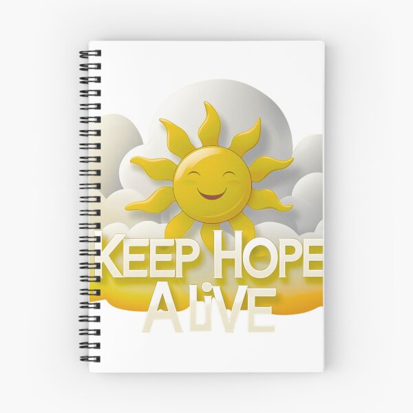 Item preview, Garde l’espoir – Soleil à travers les nuages. Keep Hope Alive – Sunlight Through the Clouds Design designed and sold by Drawingshirts.