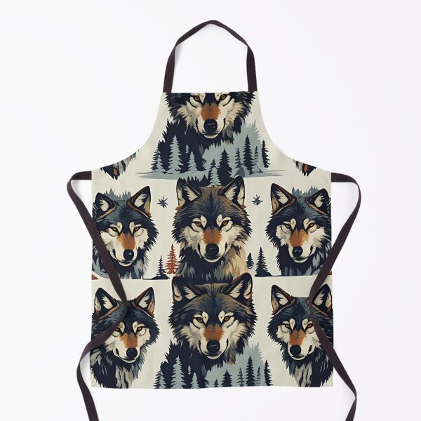Item preview, Cottage Core Wolf Pattern designed and sold by PatronesKawai.