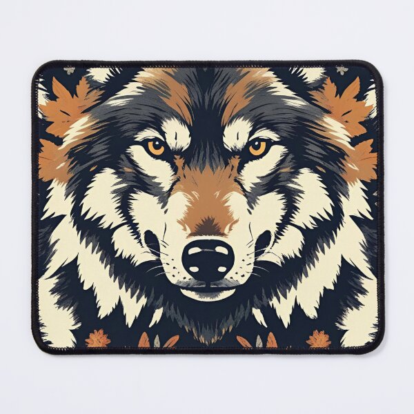 Item preview, Cottage Core Wolf Pattern designed and sold by PatronesKawai.
