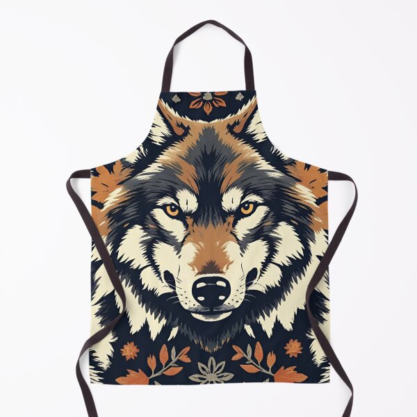 Item preview, Cottage Core Wolf Pattern designed and sold by PatronesKawai.