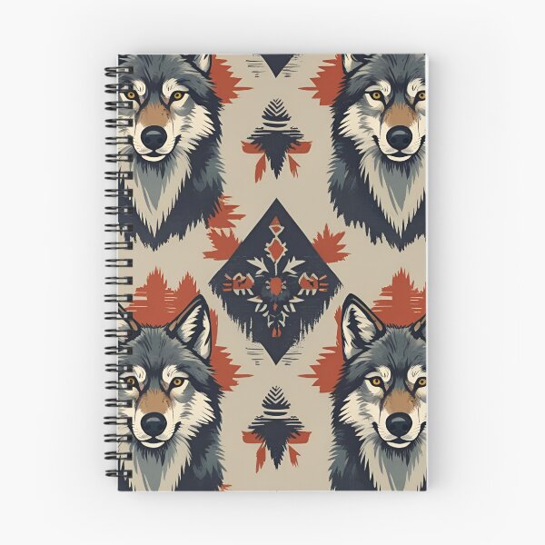 Item preview, Cottage Core Wolf Pattern designed and sold by PatronesKawai.