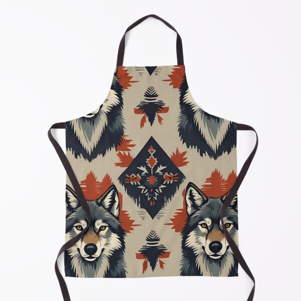 Item preview, Cottage Core Wolf Pattern designed and sold by PatronesKawai.