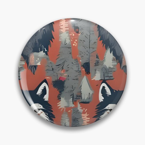 Item preview, Cottage Core Wolf Pattern designed and sold by PatronesKawai.