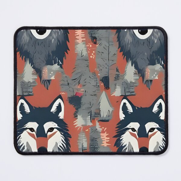 Item preview, Cottage Core Wolf Pattern designed and sold by PatronesKawai.