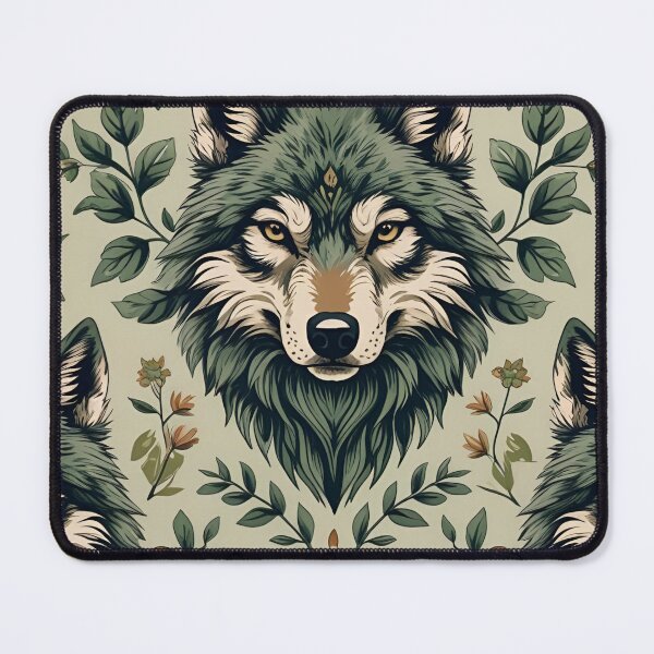 Item preview, Cottage Core Wolf Pattern designed and sold by PatronesKawai.