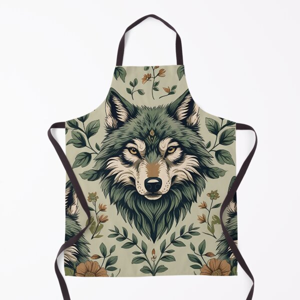 Item preview, Cottage Core Wolf Pattern designed and sold by PatronesKawai.