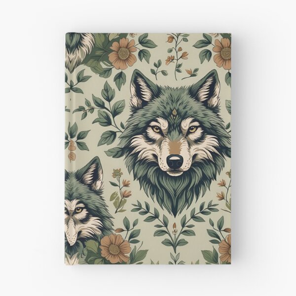 Item preview, Cottage Core Wolf Pattern designed and sold by PatronesKawai.
