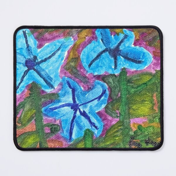 Item preview, Blue Pinwheel Flowers designed and sold by Pamela Ruggiero.