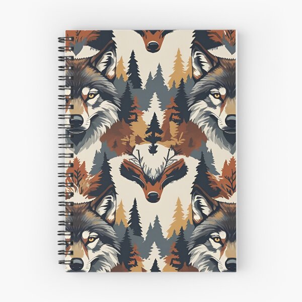 Item preview, Cottage Core Wolf Pattern designed and sold by PatronesKawai.