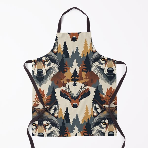 Item preview, Cottage Core Wolf Pattern designed and sold by PatronesKawai.
