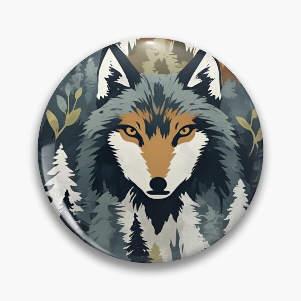 Item preview, Cottage Core Wolf Pattern designed and sold by PatronesKawai.