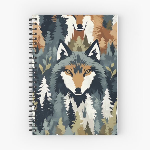 Item preview, Cottage Core Wolf Pattern designed and sold by PatronesKawai.