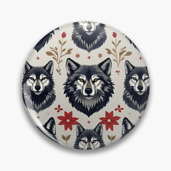 Item preview, Cottage Core Wolf Pattern designed and sold by PatronesKawai.