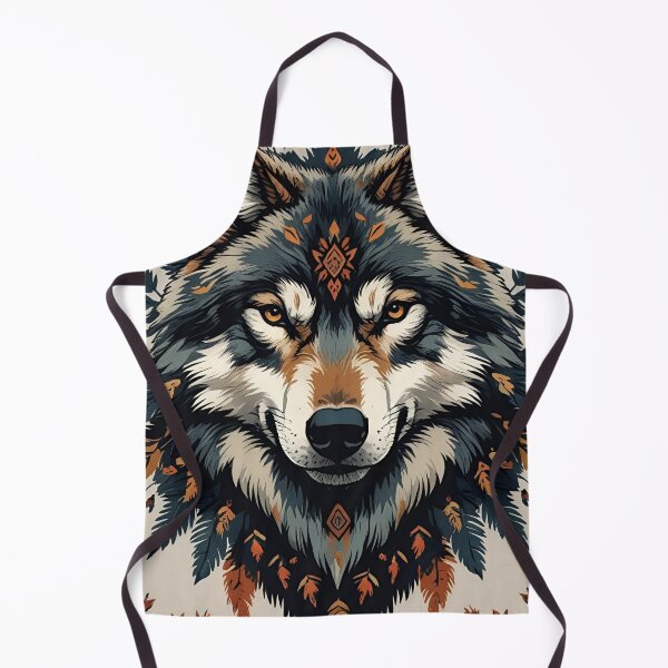 Item preview, Cottage Core Wolf Pattern designed and sold by PatronesKawai.