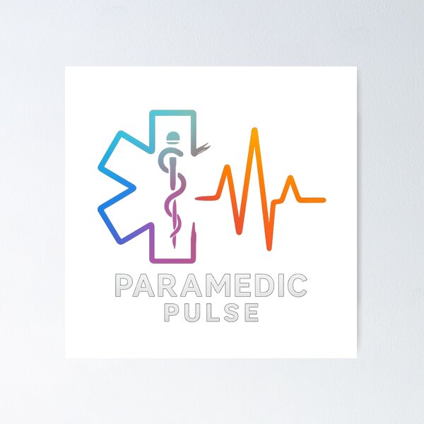 Item preview, Paramedic Pulse – Minimal Line‑Art Tee/Sticker designed and sold by TONSNAP.