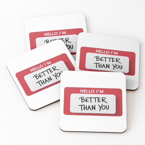 Item preview, Fun Satirical Name Tag Design designed and sold by Rue Market.