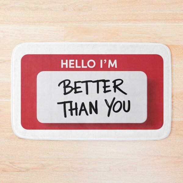 Item preview, Fun Satirical Name Tag Design designed and sold by Rue Design Company.