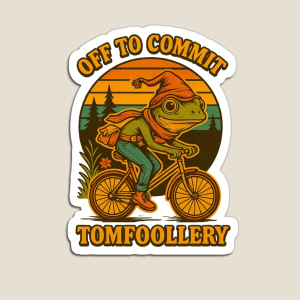 Item preview, Off to Commit Tom Foolery Frog designed and sold by Dillaaw Art Prints.