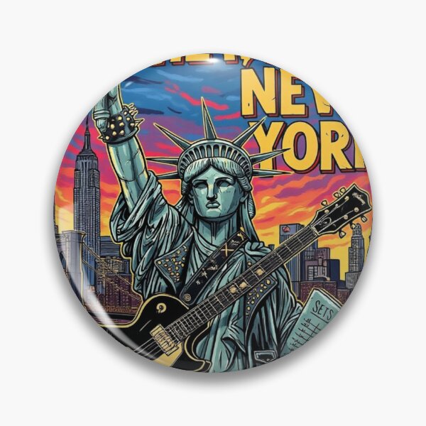 Aperçu de l'œuvre Rock and Roll de New York (Hé, ho) créée et vendue par JPCustom.