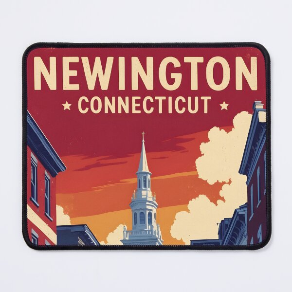 Item preview, Newington Connecticut 1950s USA Vintage Travel Tourism designed and sold by TravelersGems.