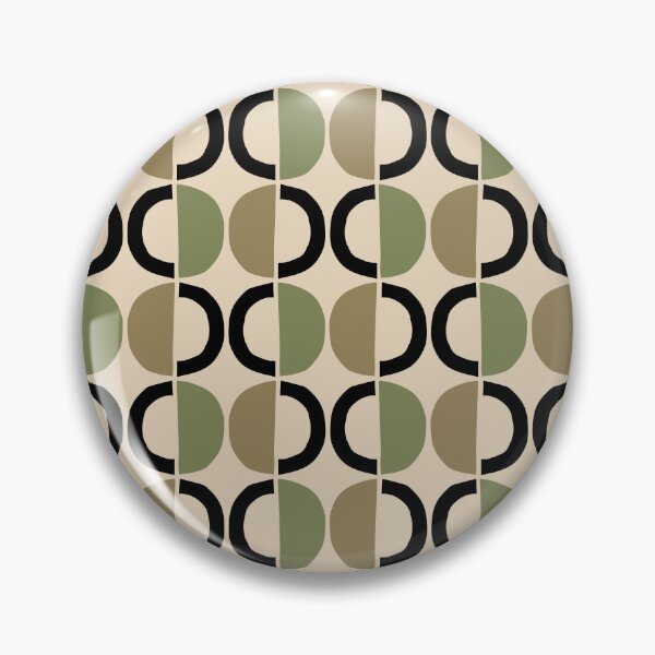 Item preview, Mid Century Modern Half Circle Pattern 489 designed and sold by tonymagnerart.