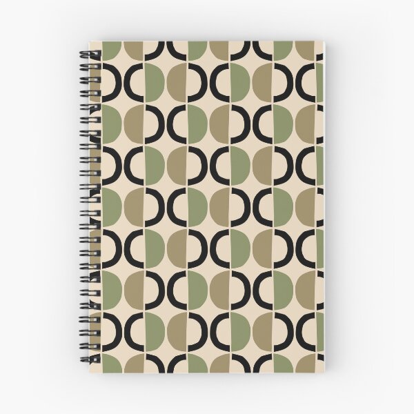 Item preview, Mid Century Modern Half Circle Pattern 489 designed and sold by tonymagnerart.