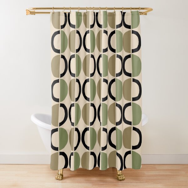 Item preview, Mid Century Modern Half Circle Pattern 489 designed and sold by tonymagnerart.