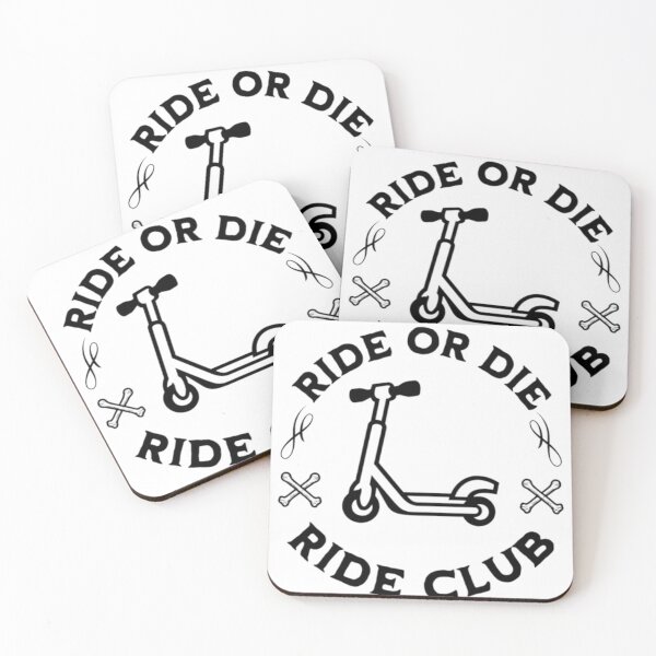 Item preview, Ride or Die – Scooter Club Design designed and sold by ZennFlixx.