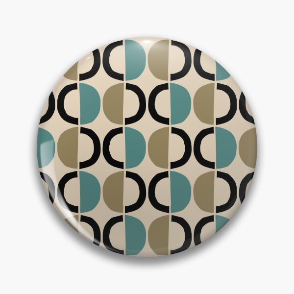Item preview, Mid Century Modern Half Circle Pattern 489 designed and sold by tonymagnerart.
