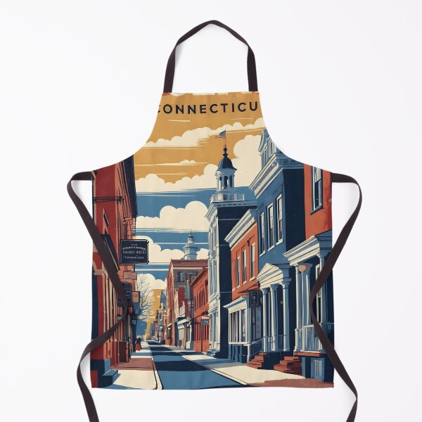 Item preview, Ridgefield Connecticut 1950s USA Vintage Travel Tourism designed and sold by TravelersGems.
