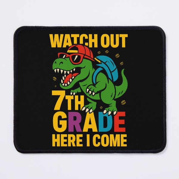 Item preview, 7th Grade Dinosaur Middle School designed and sold by SpeakingPrint2.