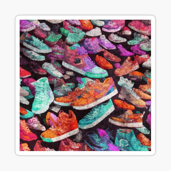 Item preview, Abstract sneakers designed and sold by kinpirks.