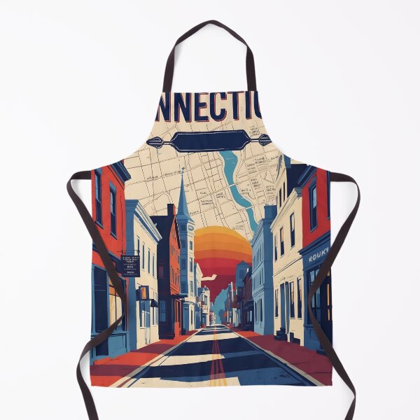Item preview, Rocky Hill Connecticut 1950s USA Vintage Travel Tourism designed and sold by TravelersGems.